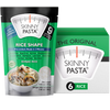 Skinny Pasta 9.52 oz - The Only Odor Free 100% Konjac Noodle - Low Calorie Food - Rice - 6 Pack