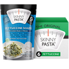 Load image into Gallery viewer, Skinny Pasta 9.52 oz - The Only Odor Free 100% Konjac Noodle - Low Calorie Food - Fettuccine - 6 Pack